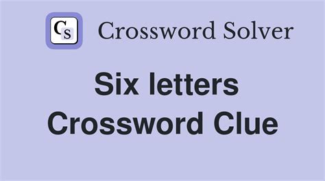 plan 6 letters crossword clue